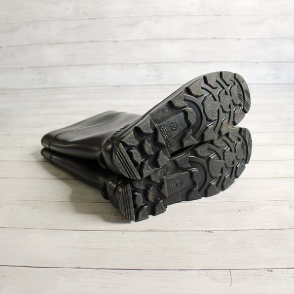 Servus Men's Black Rubber Work Boots Size 12 Waterproof - Picture 6 of 7